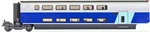 Jouef HJ3004 Tgv Euroduplex 2ND Class Coach For Joef/marklin HJ2362ACS Train. Fixed Price $59.99.