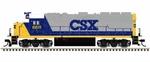 Ho-gauge Atlas Csx (bright Future) GP40 #6604. Fixed Price $249.99.