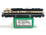 Overland Omi Bn Emd SD70MAC Burlington Northern Executive #9432 Brass #2847.1. Fixed Price $499.95.