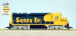 Usa Trains Scale R22451 - Santa Fe (blue/yellow) GP30 Locomotive. Fixed Price $499.00.