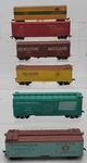 Mantua & Other Ho Scale Assorted Boxcars: 49277, 29212, 1020, 8003, 77040 6. Fixed Price $54.99.