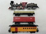Ho Bachmann The General 4-4-0 Steam Locomotive & Freight Car Set (vg Tested). Fixed Price $99.99.