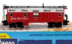 Ho Athearn 1176 Bay Window Caboose Nickel Plate Road Nkp # 483 Built. Fixed Price $44.99.