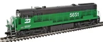 (2) Rivarossi Ho Bn Ge U28C Burlington Northern #5651, #5656 Dcc Sound Nib. Fixed Price $179.95.