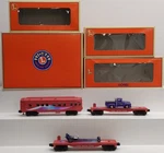 Lionel 6-21934 Custom Series Consist Red 3-CAR Set Mt/box. Fixed Price $121.24.