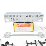 Roundhouse Scale Western Maryland Wm #85005 3-BAY Coal Hopper Kit 1545 (a). Fixed Price $24.99.