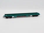 Rivarossi HR6552 Ho Scale Flat Wagon With Stakes 4 Axles Res Green Livery Fs. Fixed Price $63.21.