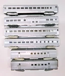 Ho Gauge Athearn Santa Fe Passenger Set (lot 6989). Fixed Price $65.00.