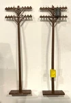 Vintage Train Accessories: Ahm Telephone Poles 5610 Boxes 12 Signs Per. Fixed Price $8.00.