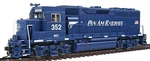 Atlas Silver Ho Scale Mec Pan Am Emd GP40 Low Nose Locomotive #350 Sealed. Fixed Price $240.00.
