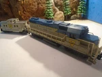 Tyco Ho Scale Burlington Sd Diesel Locomotive No 502, Tested, Mint 5-249-3-7. Fixed Price $47.89.