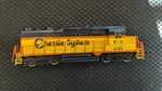 Bachmann Ho, Emd GP35 Chessie System # 4125 Diesel Locomotive, Runs Good. Fixed Price $34.99.
