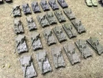 Six Ghq SAU-152 2S3 Artillery Cold Russian Modern Micro Armor Warsau Pact. Fixed Price $11.04.