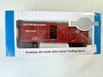 Bachmann Silver #18512 Ho Scale 40' Stock Car-baltimore & Ohio #46117 W/box-ec. Fixed Price $7.99.