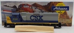 Athearn 4710 Ho Csx GP40-2 Powered Diesel Locomotive #6144 Ex/box. Fixed Price $46.99.