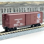 Micro-trains Scale 42080 Union Pacific Overland Double Sheathed Boxcar 100104. Fixed Price $19.99.