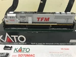 Kato Ho Scale Tfm SD70MAC Powered Diesel Locomotive #1602 37-6455. Fixed Price $214.95.