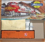 Ho Athearn 1612 40 Ft Reefer Steel Car Kit Rath Packing Rprx 1516. Fixed Price $16.99.