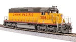 Broadway Limited 9048 Ho Scale Up Emd SD40 Yellow & Gray No-sound Diesel #3106. Fixed Price $241.99.