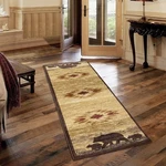 Conrad Home Cabin Life 2' X 3' Lodge Rug, Beige Southwest/bears CBL30062-3. Fixed Price $29.99.