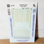 Chesapeake & Ohio Rr Medium Steam Locomotives 1924-1961 Microscale Decal 87-76. Fixed Price $6.95.