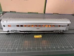 Mth Rail King Train Silver Ribbed Pennsylvania 4013 Lighted Passenger Coachcar. Fixed Price $99.95.