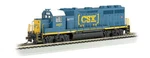 Bachmann Nscale Emd GP40 Diesel Locomotive(standard Dc) Csx Transportation #4451. Fixed Price $139.99.