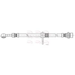 Apec Brake Hose - HOS4447 Fits Honda Oe Matching Precision And Quality. Fixed Price $25.07.