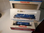 Walthers Trainline Ho Scale Conrail Ge Dash 8-40B Locomotive & Caboose Tested. Fixed Price $64.99.