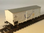 Piko 5/6448-017 Pitched Roof Refrigerator Wagon Margonwasser Hlwagen Ho. Fixed Price $12.95.