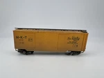 Ahm #90186 Ho Scale M-k-t Katy Refrigerator Car Yellow Weathered Good. Fixed Price $6.74.