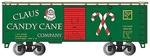 Bachmann PS1 40' Boxcar Claus Candy Cane Co - Ho Scale Model Train Freight. Fixed Price $37.62.