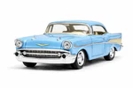 1957 Chevy Bel Air Coupe 1:40 Scale 5" Die Cast Metal Classic Toy Car (blue). Fixed Price $13.72.