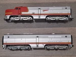 Athearn Ho Scale Santa Fe Alco PA-1 & PB-1 Diesel Locomotives #75. Fixed Price $49.99.
