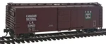 Walthers 910-2402 Ho 40' Steel Box Car W/ Dread Ends Flat Roof Cn #501420. Fixed Price $28.16.