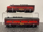 Athearn Ho G2515 Gm&o Emd F3A/F3B Phase Diesels #807A 81B - Dcc Ready. Fixed Price $220.00.