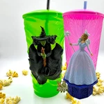 Wicked For Good Light-up Glinda Elphaba Gripper Drink Cup Amc Regal Cinemark. Fixed Price $44.39.
