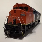 Ho Scale Rapido Dash 8-40CM Canadian National Cn #2429 W/ Dcc & Sound 400521. Fixed Price $219.00.