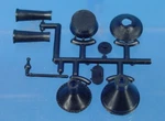 HO/HON3 Roundhouse Shay Steam Locomotive Stack And Hatch Assortment MDC-98. Fixed Price $12.00.