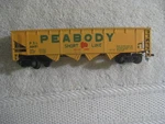 Ahm/rivarossi Scale 51' Peabody Short Line Psl 6631 Quad Hopper. Fixed Price $6.99.