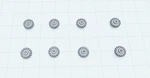 Replacement 8 Gear Kit For Bachmann DD40AX High Resolution Abs Like Resin!. Fixed Price $26.29.