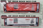 2 Proto 1000 Like Ho - "life" 50' High Roof Cars. New In Boxes. Fixed Price $24.50.