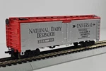 Ho Athearn National Dairy Despatch Universal 40'EXPRESS Reefer Brasswheels. Fixed Price $14.99.