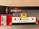 Intermountain Ho CCS1068 Union Pacific White Sides Early Safety Slogans Caboose. Fixed Price $64.95.