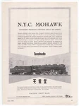 Tenshodo N.y.c. Mohawk Model Train Ad 1958 Locomotive. Fixed Price $6.33.