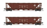 Broadway Limited Prr Class H32 5-BAY Covered Hopper Pennsylvania #2 7251. Fixed Price $55.98.
