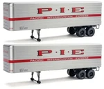 Walthers Rtr Ho 35' Fluted-side Trailer 2-PACK 949-2411 Pacific Intermountain. Fixed Price $24.98.
