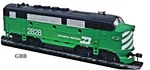 Ho 1:87 Scale Burlington Northern F2-A Diesel Locomotive Model Power New 96805. Fixed Price $49.47.
