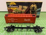 Athearn 1600 Vintage - Ho 40' Box Car, Swift, Red, #14793 Original. Fixed Price $12.00.