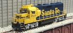 Broadway Ltd Ho Emd GP35 Atsf 2824 Blue Warbonnet, PARAGON4 Sound/dc/dcc 7530. Fixed Price $250.00.